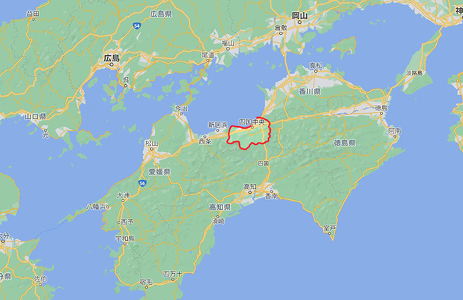 盆栽の生産地 四国中央市